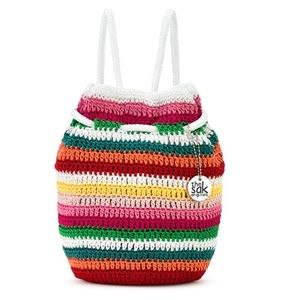 NWT The Sak Crochet Backpack -Summer Craze